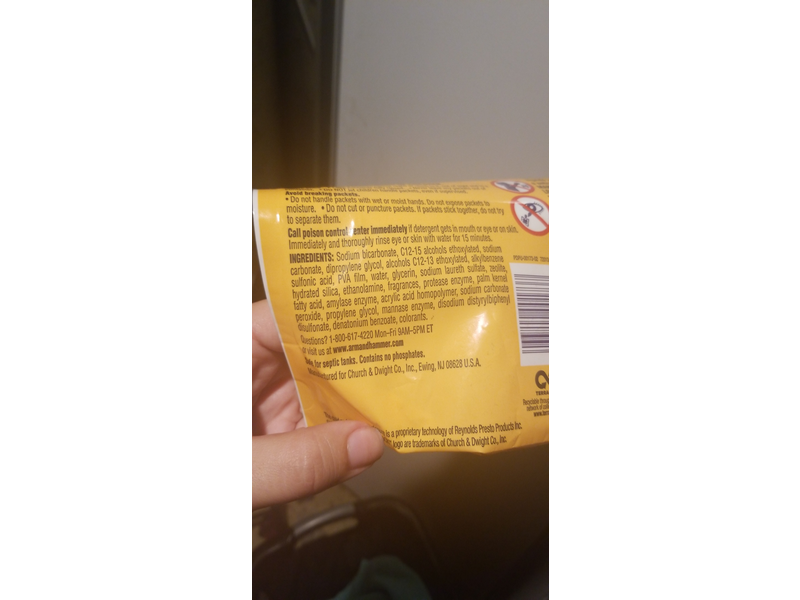 Arm & Hammer Plus OxiClean Odor Blasters 3-in-1 Power Paks, 42 paks