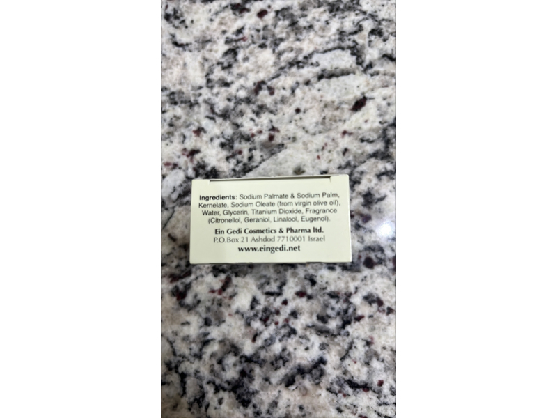 Ein Gedi Traditional Olive Oil Soap, Rose, 3.5 oz/100 g