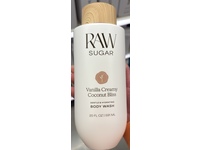 Raw Sugar Gentle & Hydrating Body Wash, Vanilla Creamy Coconut Bliss, 20 fl oz/591 mL - thumbnail 2