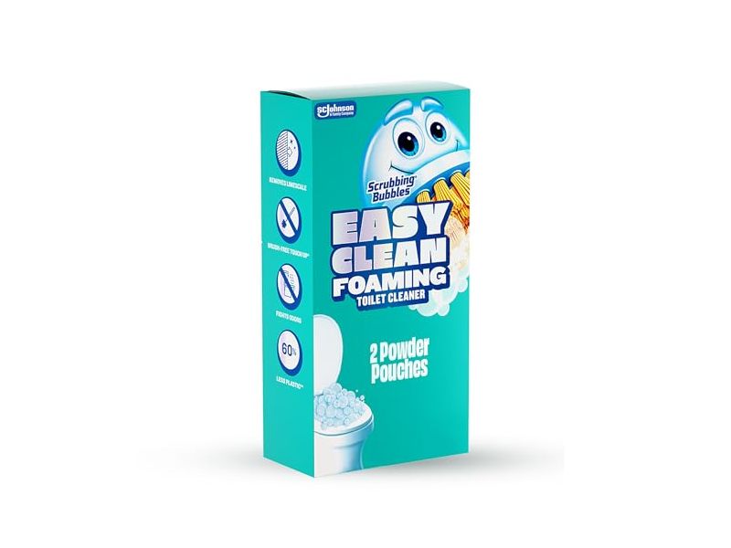 Scrubbing Bubbles Easy Clean Foaming Toilet Cleaner Powder Pouches, 7 oz/200 g, 2 Count