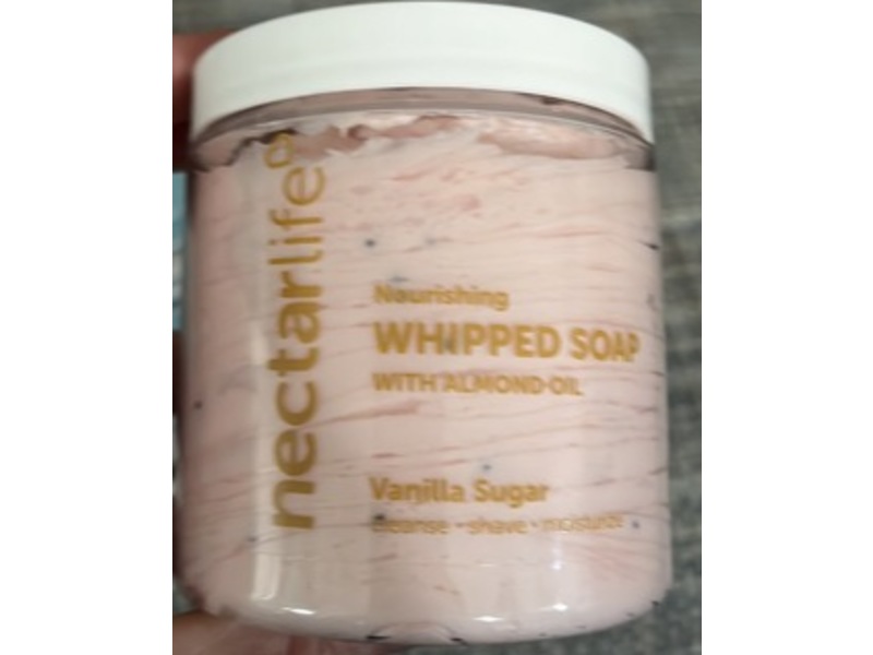 NectarLife Nourishing Whipped Soap, Vanilla Sugar, 5 oz