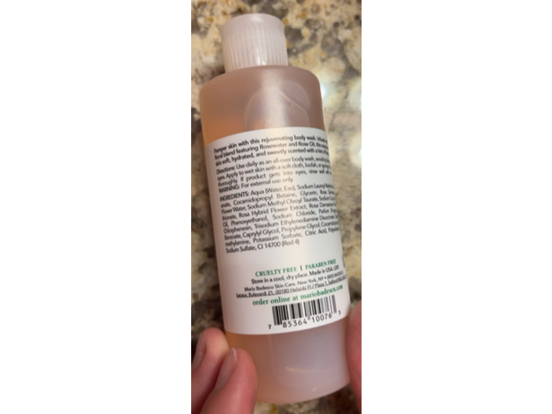 Mario Badescu Skin Care Body Soap, Rose, 4 fl oz/118 mL