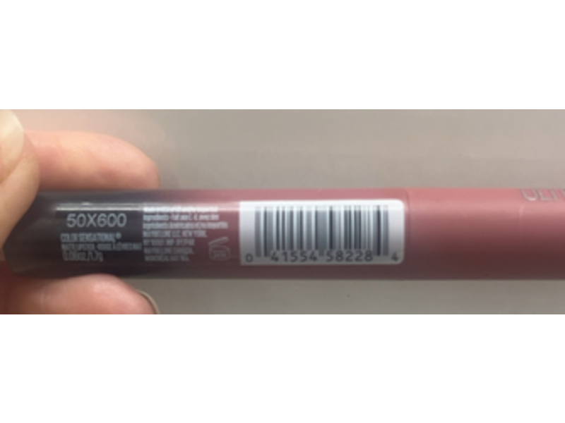 Maybelline Ultimatte Matt Lipstick, 699 More Buff, 0.06 oz/1.7 g