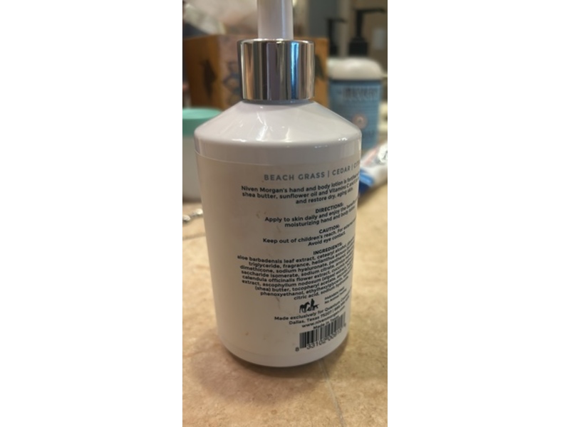 Niven Morgan Blue Hand and Body Lotion 10.5 fl oz/310 mL