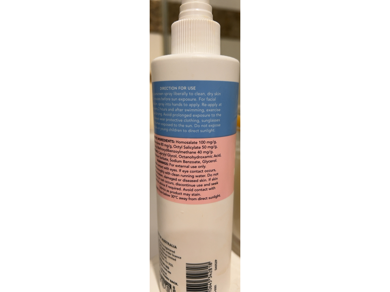 Sun Genius Sensitive Skin Sunscreen Spray, SPF 50+, 200 mL