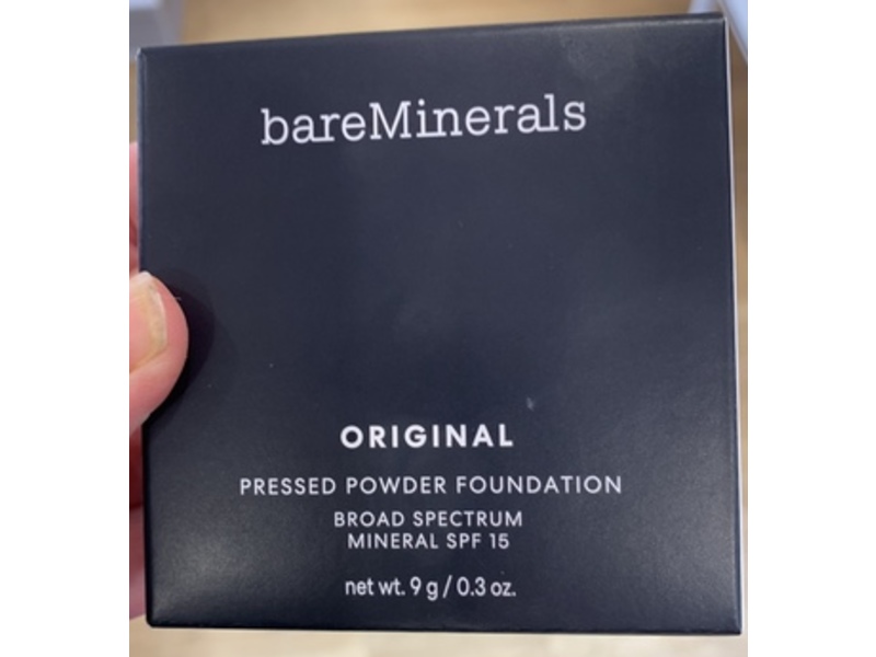 bareMinerals Original Pressed Powder Foundation, SPF 15, Neutral Tan 21, 0.3 oz/9 g