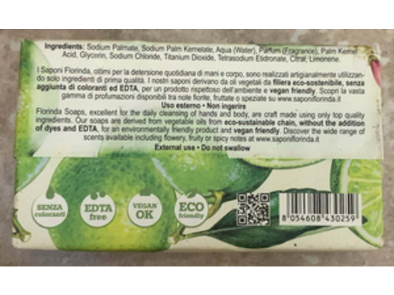 Florinda Vegetal Soap, Lime