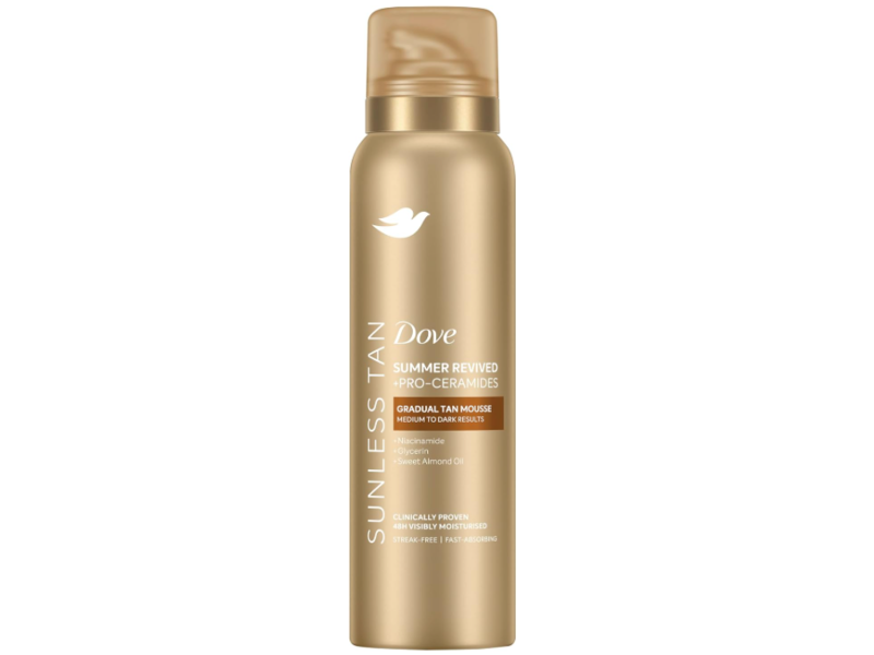Dove Body Love Summer Revived Gradual Tanning Mousse , Medium To Dark, 150 mL