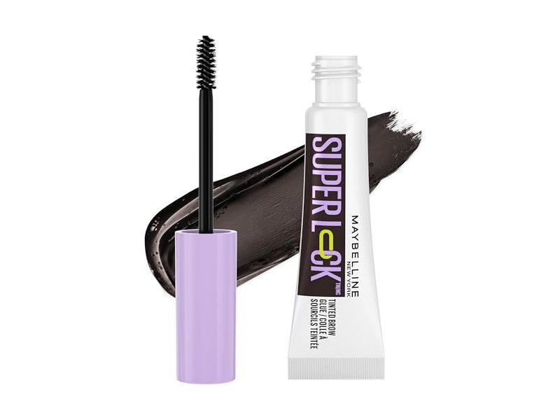 Maybelline New York Super Lock Tinted Eye Brow, 264 Black, 0.23 fl oz/7 mL