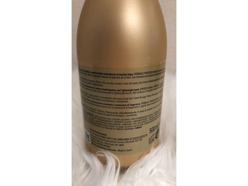 L'oreal Paris Seriee Expert Gold Quinoa + Protein Absolut Repair Conditioner, 16.9 fl oz/500 mL