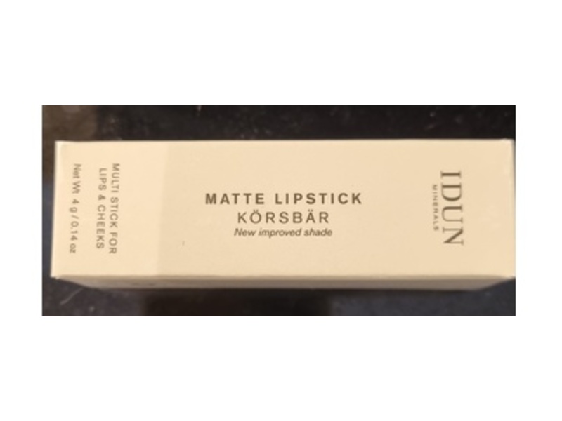 Idun Minerals Matte Lips & Cheeks Multi Stick, #104 Korsbar, 0.14 oz/4 g