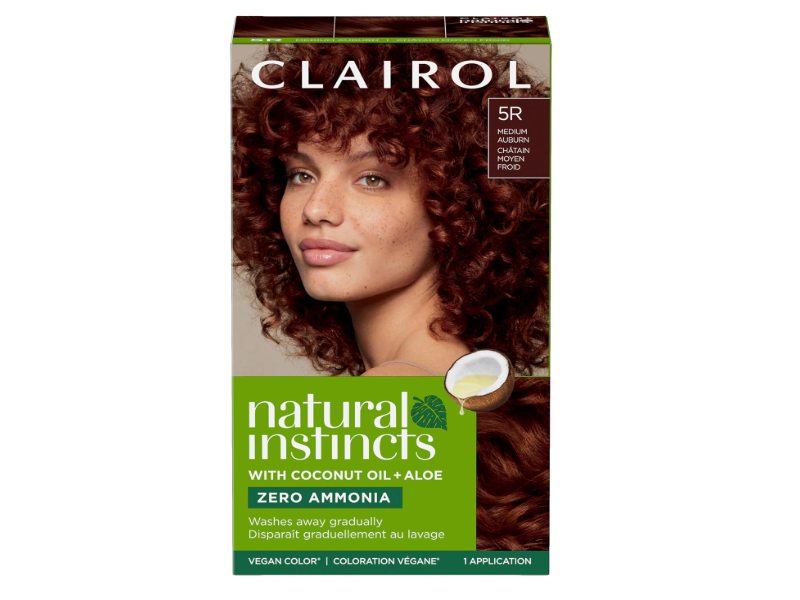 Clairol Natural Instincts Hair Color, 5R Medium Auburn, 1 Application
