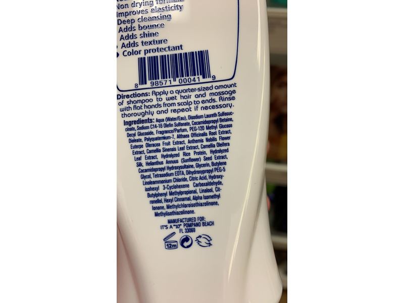 It's a 10 Miracle Volumizing Shampoo, 295.7 mL/10 fl oz