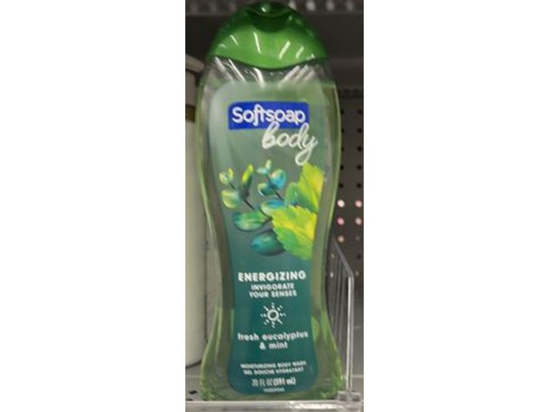Softsoap Moisturizing Body Wash, Fresh & Eucalyptus Mint, 20 fl oz/591 mL