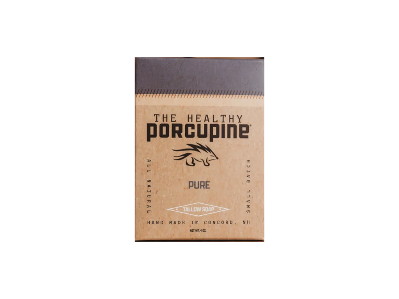 The Healthy Porcupine Pure Tallow Bar Soap, 4 oz