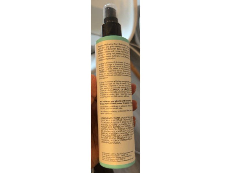 Flawless By Gabrielle Union Hydrating Curl Refresher Spray, 8 fl oz/237 mL