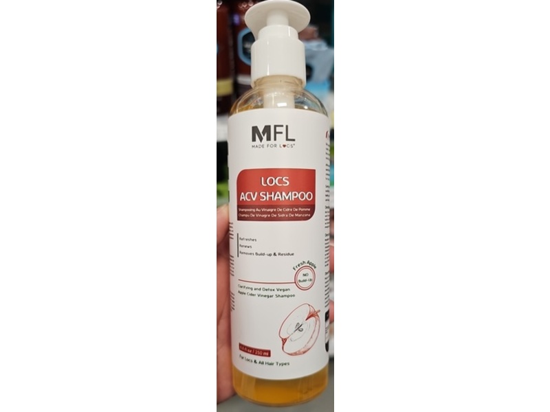 MFL ACV Shampoo, Fresh Apple, 8.8 fl oz/250 mL