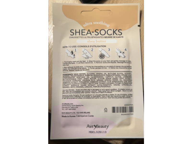 Avrybeauty Ultra Soothing Shea - Socks, Shea Butter