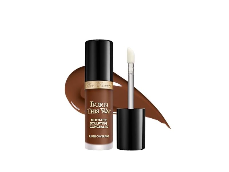 Too Faced Born This Way Multi-Use Sculpting Concealer, Spiced Rum, 0.45 fl oz/13.5 mL