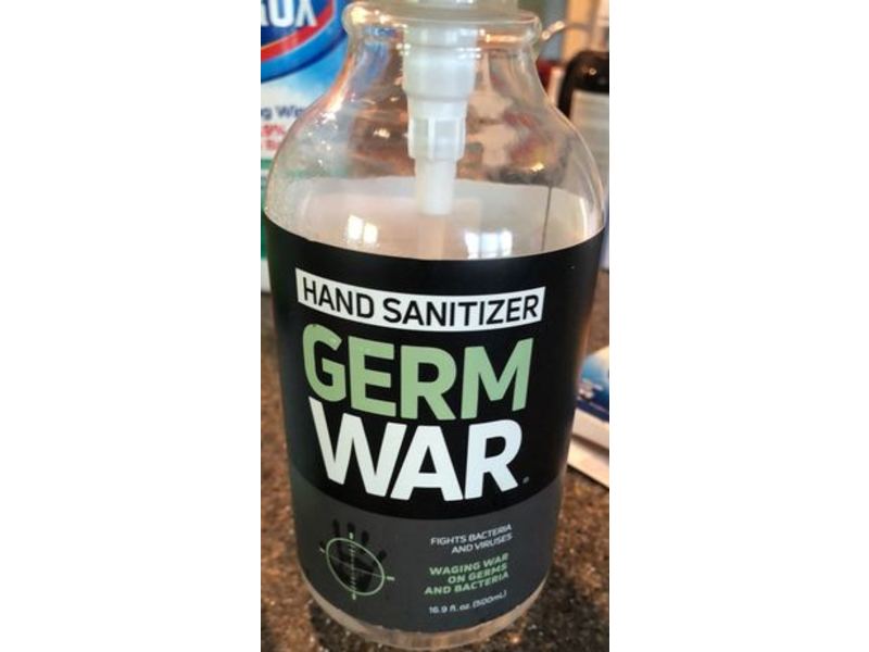 Germ War Hand Sanitizer, 16.9 fl oz/500 mL