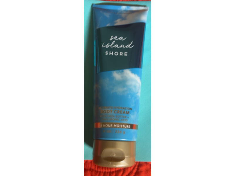 Bath & Body Works Sea Island Shore Body Cream, Shea Butter, 8 oz/226 g, Pack Of 2
