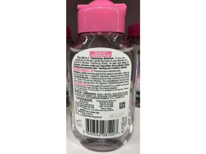 Garnier SkinActive Micellar Cleansing Water All-in-1, 100mL