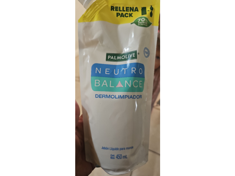 Palmolive Neutro Balance Dermo Cleanser Liquid Hand Soap Refill Pouch, 450 mL