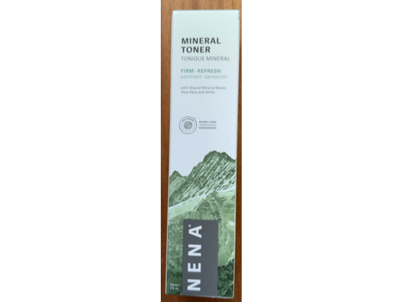 Nena Mineral Toner, Firm, Refresh, 4 fl oz/120 mL