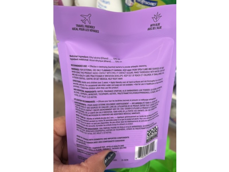 Nutrius Moisturizing Hand Sanitizer Spray, Botanical Bliss Scent, 30 mL