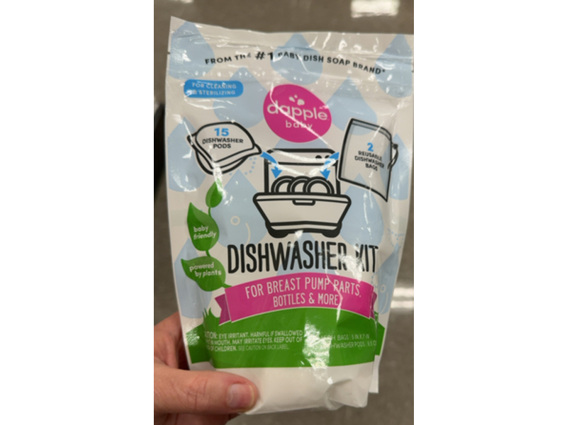 Dapple Baby Dishwasher Kit, 15 Pods, 9.5 oz/270 g