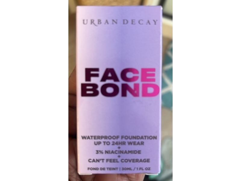 Urban Decay Face Bond Foundation, 34 Deep Cool, 1fl oz/30 mL