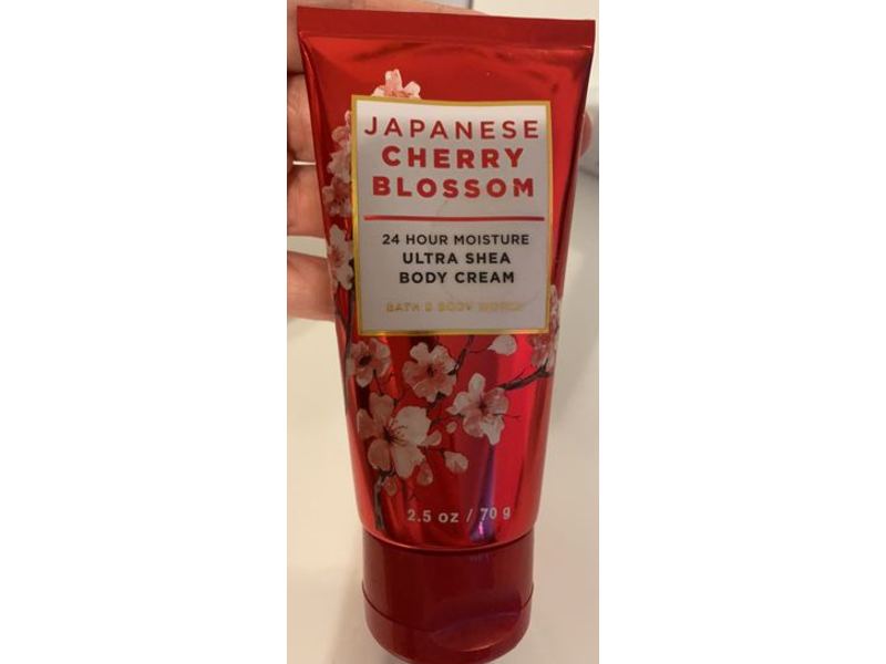 Bath & Body Works Ultra Shea Body Cream, Japanese Cherry Blossom, 24 Hour Moisture, 2.5 oz/70 g