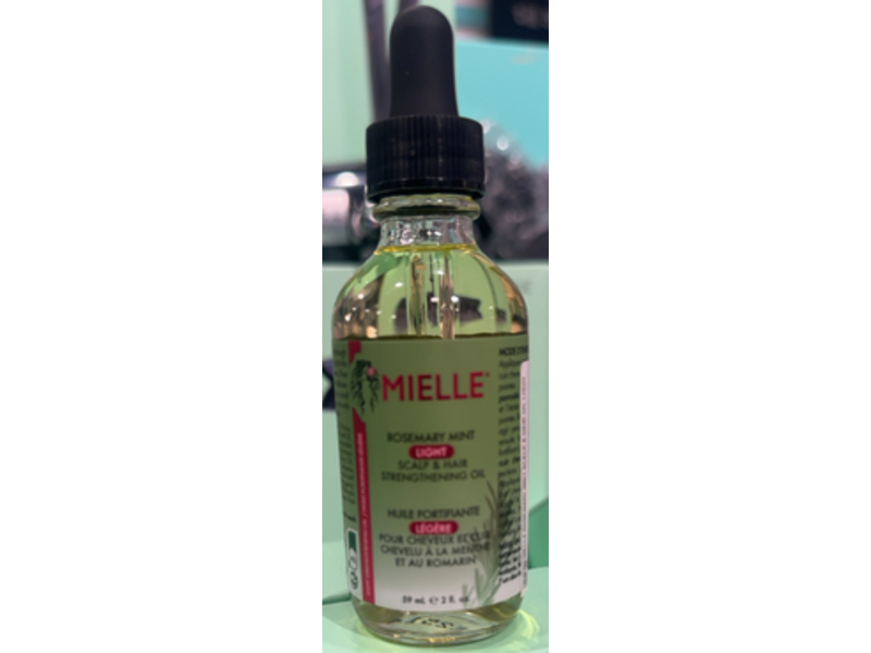 Mielle Scalp & Hair Strengthening Oil, Rosemary Mint Light, 2.8 oz/59 mL