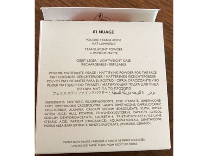 Hermes Radiant Matte Powder, 01 Nuage, 0.22 oz/6.5 g