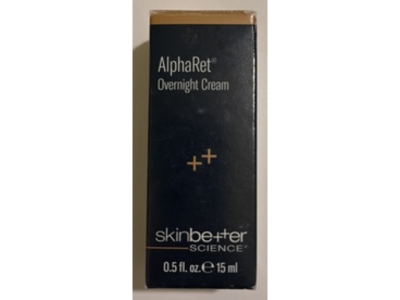 Skinbetter Science AlphaRet Overnight Cream, 0.5 fl oz/15 mL