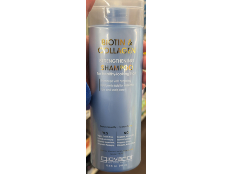 Giovanni Biotin & Collagen Strengthening Shampoo, 13.5 fl oz/399 mL