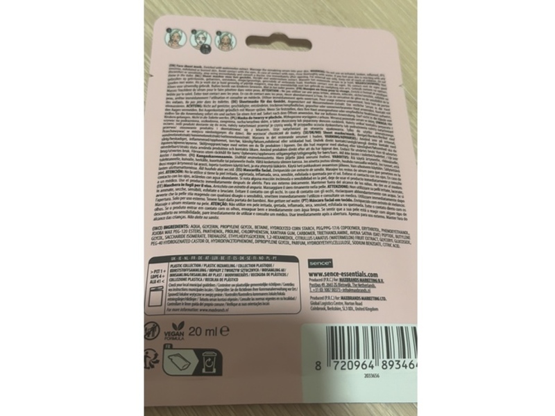 Sence Face Sheet Mask, You Are My One In A Melon!, 20 mL