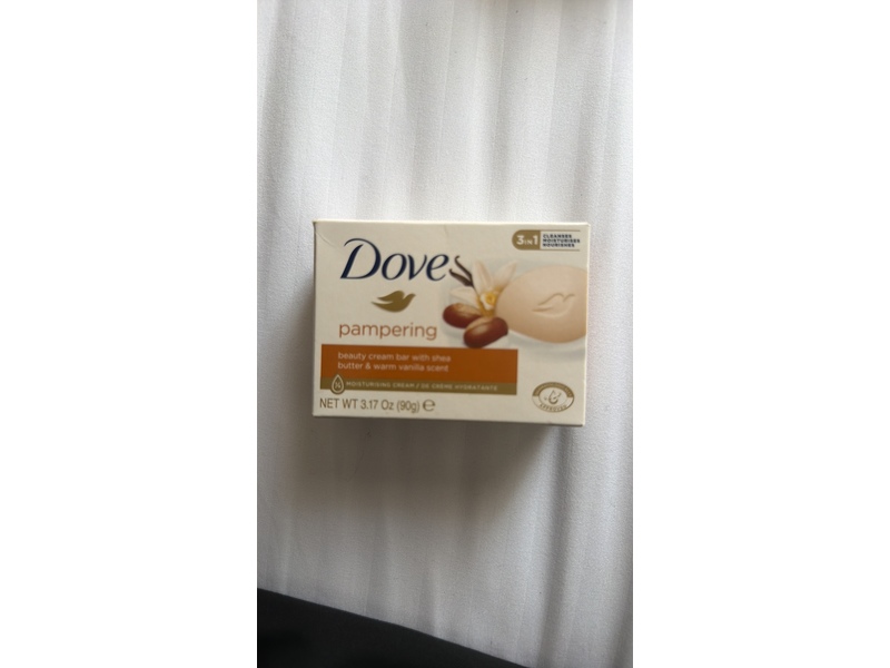 Dove Beauty Bar , Shea Butter & Vanilla Scent, 4.75 oz/135 g