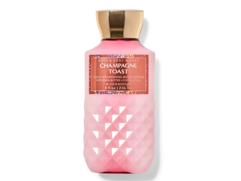 Bath & Body Works Champagne Toast Daily Nourishing Body Lotion, Shea Butter + Coconut Oil, 8 oz/236 mL
