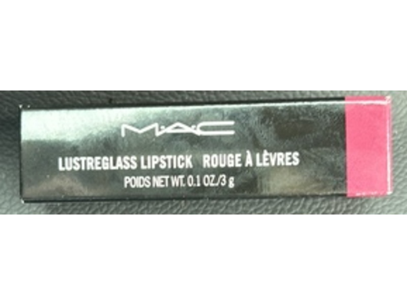 MAC Lustreglass Lipstick, 548 Beam There Done That, 0.1 oz/3 g