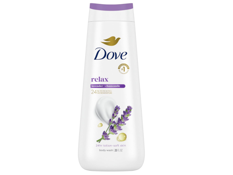 Dove Relaxing Body Wash, Lavender Oil & Chamomile, 20 fl oz/591 mL