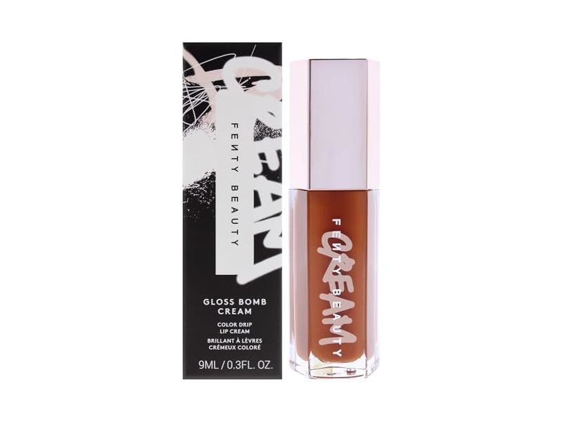 Fenty Beauty Gloss Bomb Color Drip Lip Cream, 04 Cookie Jar, 0.3 fl oz/9 mL