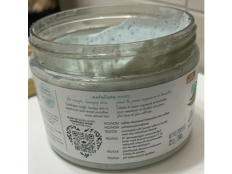 Dove Body Love Exfoliate Away Body Polish, 12 oz/340 g