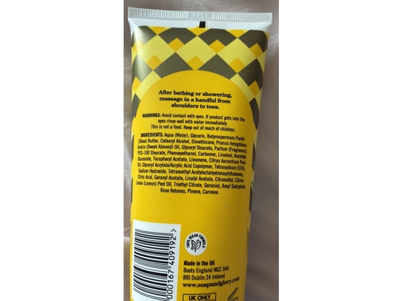 Soap & Glory Nourishing Body Lotion, Let's Get Tropical, 8.4 fl oz/250 mL