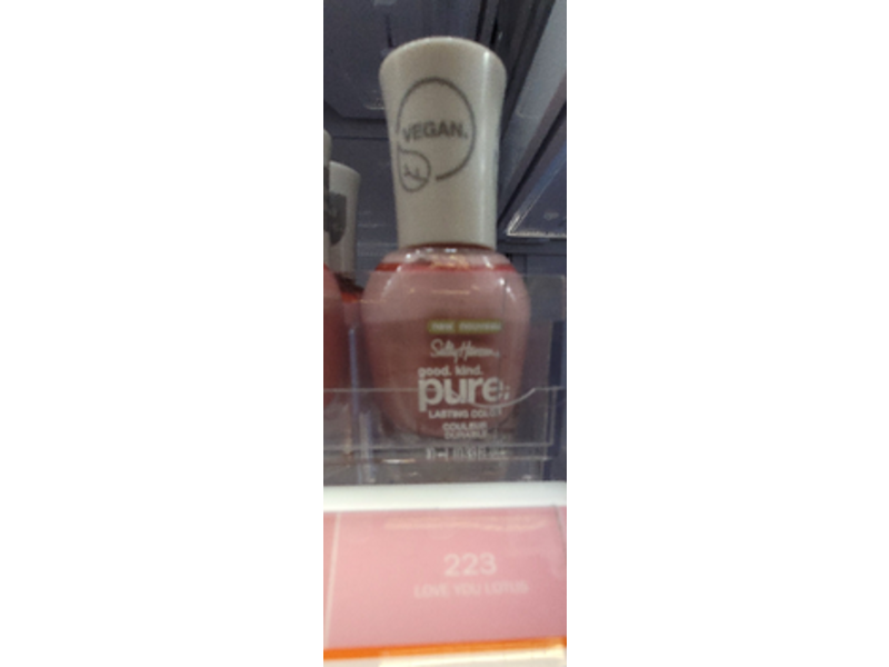 Sally Hansen Good.Kind.Pure Nail Polish, Love You Lotus, 0.33 fl oz/10 mL