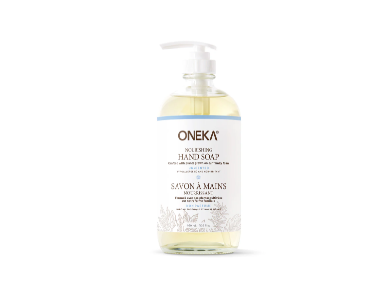 Oneka Nourishing Hand Soap, Unscented, 15.6 fl oz/460 mL