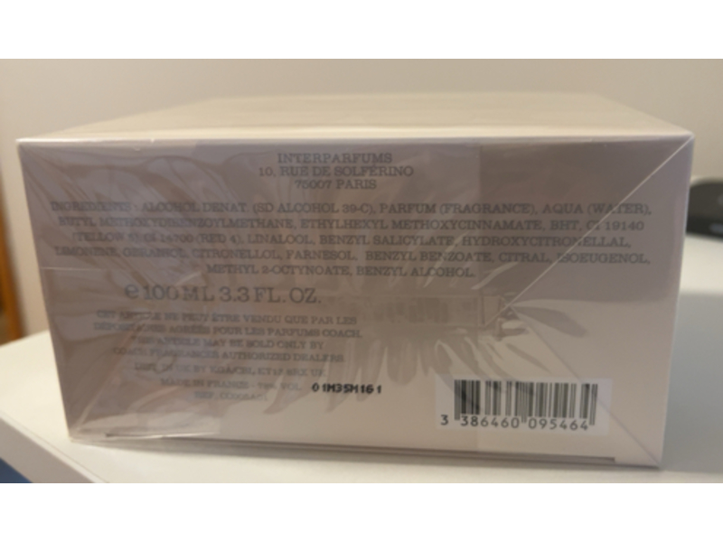 Coach Eau De Parfum Natural Spray, Signature Summer Legacy, 3.3 fl oz//100 mL