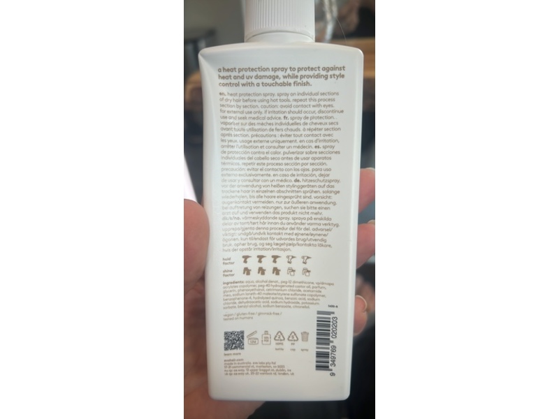 Evo Hair Icon Welder Heat Protection Spray, 6.7 fl oz/200 mL