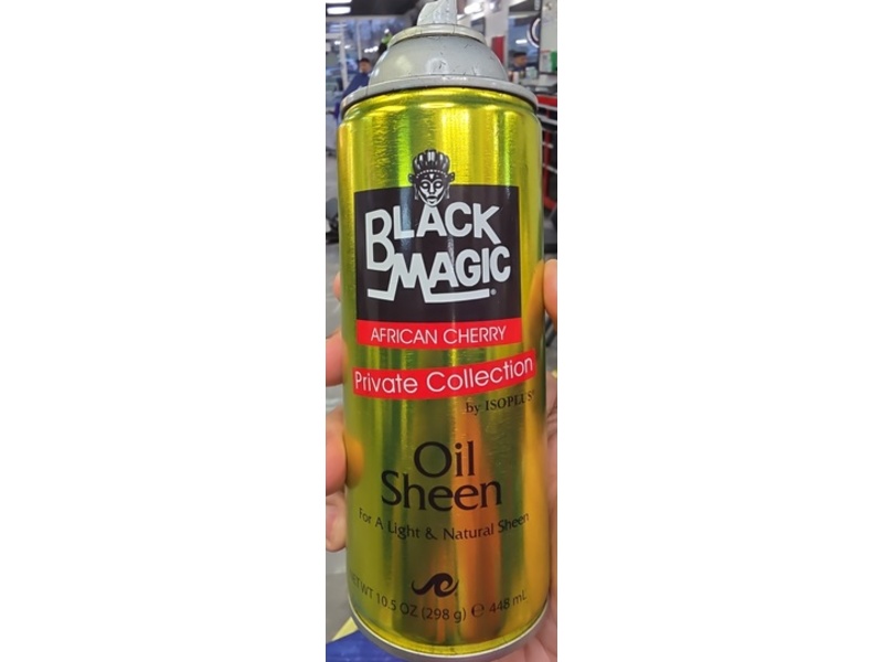 Black Magic Oil Sheen Hair Spray, African Cherry, 10.5 Ounce