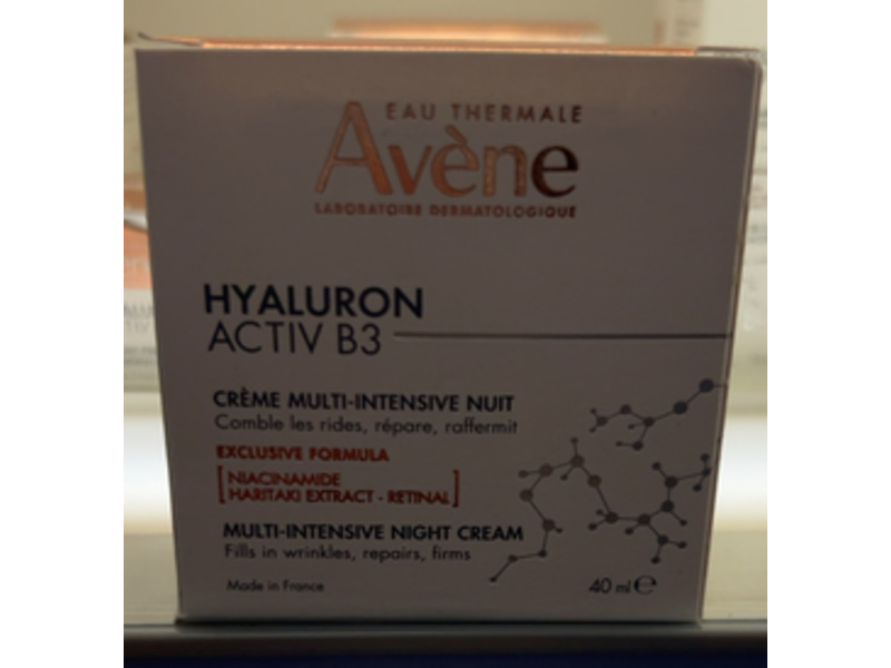 Avene Hyaluron Activ B3 Multi Intensive Night Cream, 1.3 fl oz/40 mL